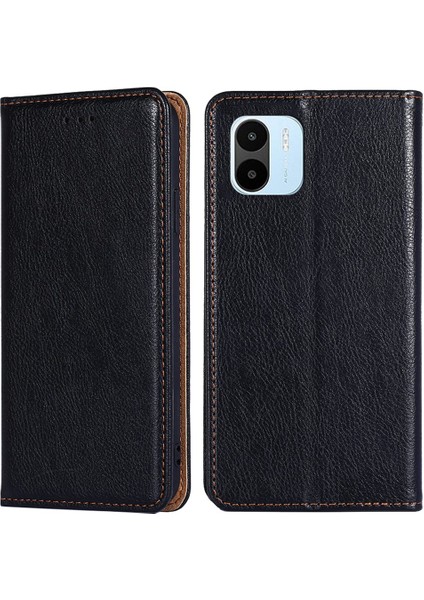 Xiaomi Için Redmi A1 4g/a2 4g Pu Deri Manyetik Otomatik Kapanış Telefon Kılıfı Stand Koruyucu Kapak Black (Yurt Dışından)