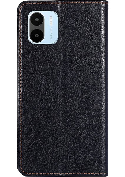 Xiaomi Için Redmi A1 4g/a2 4g Pu Deri Manyetik Otomatik Kapanış Telefon Kılıfı Stand Koruyucu Kapak Black (Yurt Dışından)