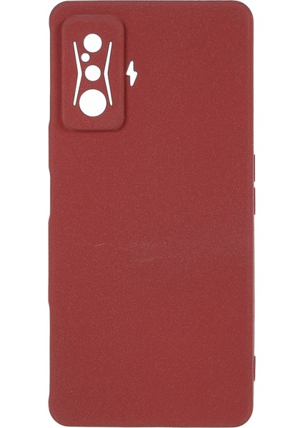 Xiaomi Redmi K50 Gaming 5g/poco F4 Gt Çift Taraflı Mat Telefon Kılıfı Silky-Yumuşak Touch Tpu Koruyucu Kapak-Kırmızı (Yurt Dışından)