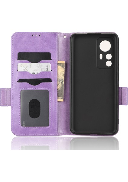 Xiaomi 12T 5g/redmi K50 Ultra 5g Için Şok Geçirmez Telefon Kılıfı, Baskılı Üçgen Desen Pu Deri Cüzdan Stand Folio Flip Koruyucu Kapak-Doğru (Yurt Dışından) fırsatları