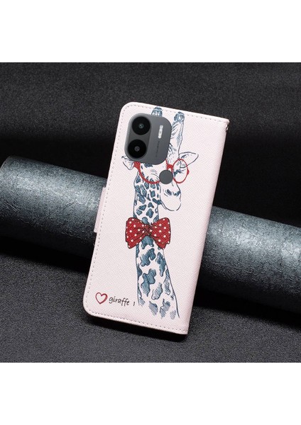 Xiaomi Redmi A1 4g/a2 4g/a1+ 4g/a2+ 4g/poco C50 4g Cüzdan Kılıfı Düşüş Pu Deri Deri Manyetik Kapatma Deseni Flip Stand Telefon Kapağı Gülfe (Yurt Dışından) indirimleri