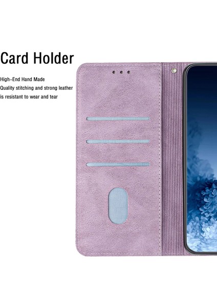 Xiaomi Redmi Için 10C Her Şey Dahil Koruma Telefon Kılıfı Pu Deri Mandala Çiçek Baskılı Stand Özellik Telefon Cüzdan Tarzı Kapak Morası (Yurt Dışından)