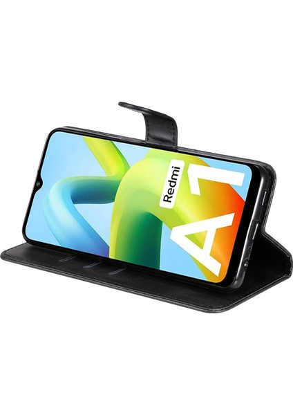Xiaomi Redmi A1 4g/a2 4g Pu Deri Fermuar Cep Stand Telefon Kılıf Buzağı Dokusu Tam Koruma Cüzdan Iç Tpu Kapak Black (Yurt Dışından) modelleri