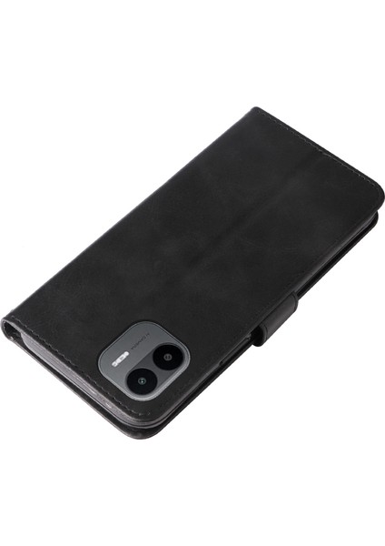 Xiaomi Redmi A1 4g/a2 4g Pu Deri Fermuar Cep Stand Telefon Kılıf Buzağı Dokusu Tam Koruma Cüzdan Iç Tpu Kapak Black (Yurt Dışından) indirimleri