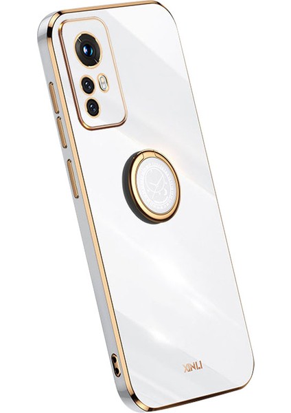 Xiaomi 12 Lite 5g Için Xinli Elektrapan Telefon Kılıfı, Kickstand-White ile Damla Kanıtı Tpu Kapağı (Yurt Dışından)