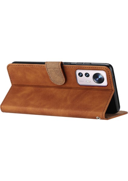 Xiaomi Için Telefon Kapağı 12 Lite 5g Baskılı Kelebek Telefon Kılıfı Deri Deri Cüzdan Flip Stand Telefon Kabuk-Brown (Yurt Dışından) indirimleri