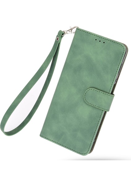 Xiaomi Için Poco F4 5g/redmi K40S 5g Stand Stant Cüzdan Pu Deri Kılıf Cilt Touch Hissed Folio Flip Flip Koruyucu Kapak Strap-Green (Yurt Dışından) fiyatları