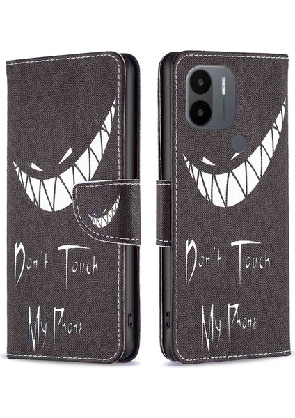Xiaomi Için Redmi A1 4g/a2 4g/a1+ 4g/a2+ 4g/poco C50 4g Cüzdan Kılıfı Düşüş Pu Deri Deri Manyetik Kapatma Deseni Dönüşme Stand Telefon Kapağı (Yurt Dışından)