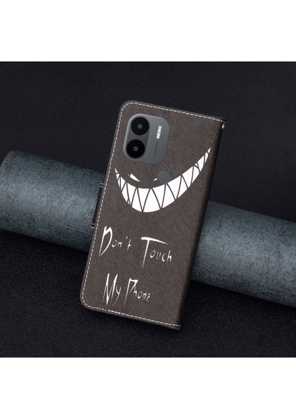 Xiaomi Için Redmi A1 4g/a2 4g/a1+ 4g/a2+ 4g/poco C50 4g Cüzdan Kılıfı Düşüş Pu Deri Deri Manyetik Kapatma Deseni Dönüşme Stand Telefon Kapağı (Yurt Dışından)