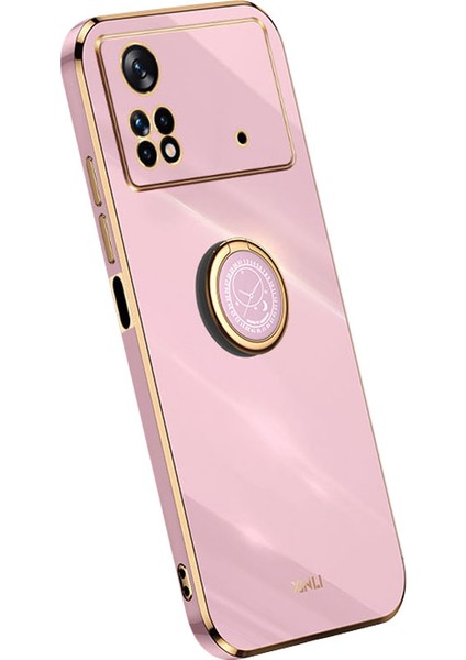 Xiaomi Poco X4 Pro 5g Için Xinli Elektrapan Telefon Kılıfı, Kickstand-Spurple ile Esnek Tpu Arka Kapağı (Yurt Dışından)