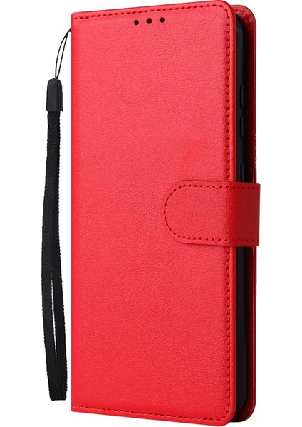 Xiaomi Için Stand Kapağı Redmi 10 5g/redmi 10 Prime+ 5g/redmi Not 11E 5g, Folio Flip Pu Deri Cüzdan Cep Telefon Kılıfı Krader-Red ile (Yurt Dışından) indirimleri