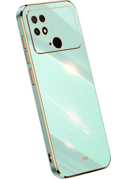 Xiaomi Poco C40 4g Için Xinli Tpu Telefon Kılıfı, Fall Anti-Fall Elektrokaplatma Arka Kabuk Tam Kamera Lens Koruma Kapağı Kapak-Chyan (Yurt Dışından)