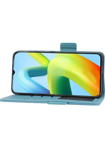 Xiaomi Için Şok Geçirmez Telefon Kılıfı Redmi A1 4g/a2 4g Litchi Doku Standı Cüzdan Pu Deri Manyetik Toka Folio Flip Telefon Kapak Baby Mavi (Yurt Dışından) indirimleri