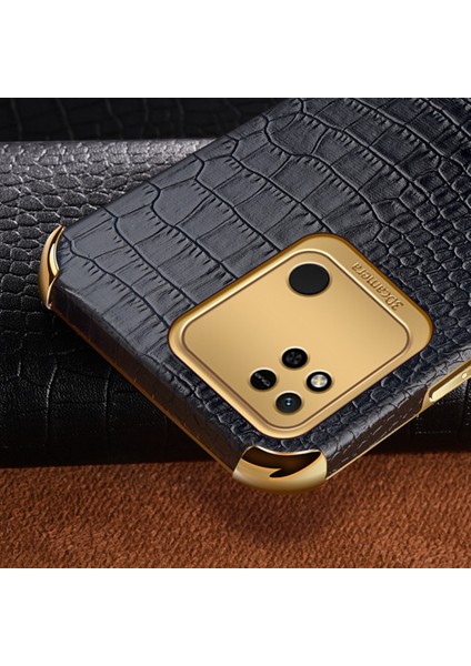 Xiaomi Redmi 10A Halka Tutucu Kickstand Case Anti-Drop Hassas Kesim Timsah Doku Kaplamalı Tpu 6d Elektrküze Şok Geçirmez Koruyucu Kabuk Black (Yurt Dışından) fırsatları