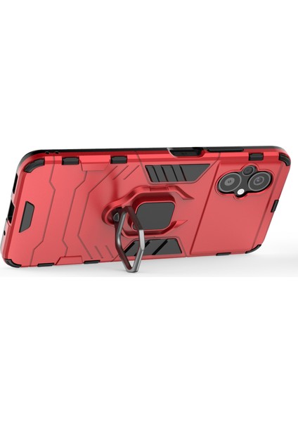 Xiaomi Poco M5 Için 4g Anti-Drop Telefon Kılıf Halka Tutucu Kickstand Sabit Pc Yumuşak Tpu Akıllı Telefon Kapak-Kırmızı (Yurt Dışından) fiyatları