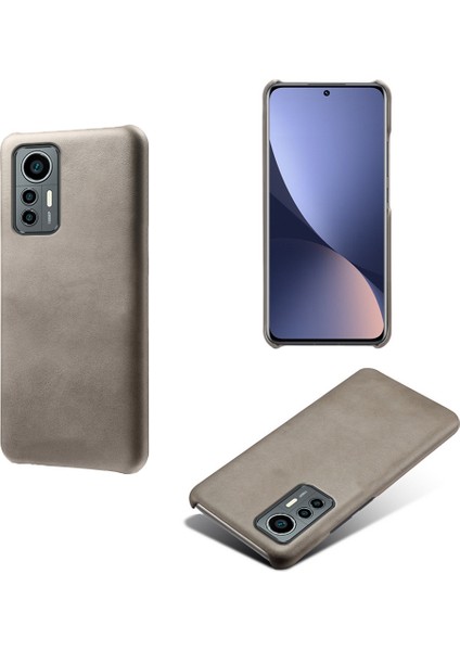 Xiaomi Için 12 Lite 5g Giyim Dayanıklı Buzağı Dokulu Pu Deri Kaplama Sabit Pc Anti-Drop Cep Telefon Kılıfı Kapak Grey (Yurt Dışından) fiyatları