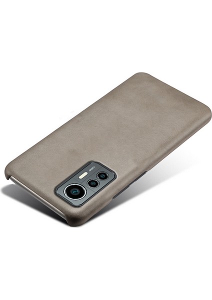 Xiaomi Için 12 Lite 5g Giyim Dayanıklı Buzağı Dokulu Pu Deri Kaplama Sabit Pc Anti-Drop Cep Telefon Kılıfı Kapak Grey (Yurt Dışından) modelleri