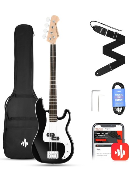 DPB-510 PB-Style Bas Gitar Seti (Siyah)
