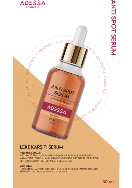 Anti Spot Serum - Leke Karşıtı Serum 30 ml