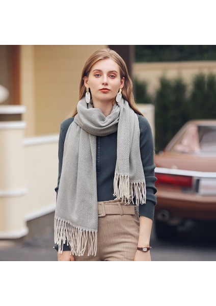 Saf Renk Eşarp Dalga Çizgili Yeni Eşarp Kadın Taze Tatlı Orta Uzun Eşarp (Yurt Dışından) fiyatları