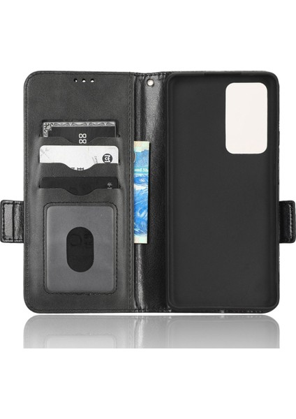 Baskılı Üçgen Desen Stand Stand Cüzdan Kapağı Xiaomi 12 Lite 5g, Pu Deri Tam Koruma Cep Telefonu Kılıf Black (Yurt Dışından) fırsatları