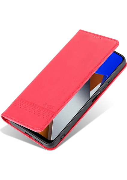 Xiaomi Poco X4 Pro 5g Pu Deri Manyetik Otomatik Kapatma Telefon Kılıfı Tam Koruma Cüzdan Stand Flip Cover-Red (Yurt Dışından) indirimleri