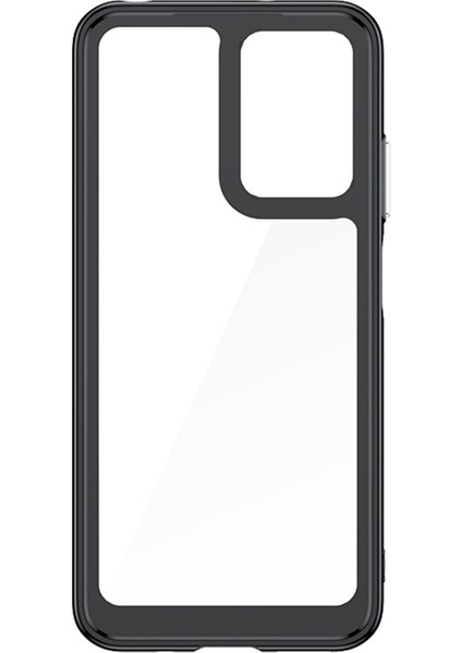Xiaomi Için Redmi Note 11E/REDMI 10 5g/redmi 10 Prime+ 5g Clear Acrilik Yumuşak Tpu Renkli Çerçeve Arka Kapak Bağımsız Düğmeler Tespit Mavi (Yurt Dışından)