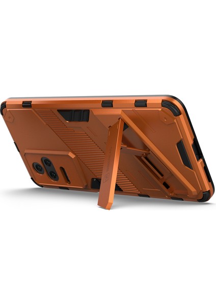 Xiaomi Için Poco F4 5g/redmi K40S 5g Gizli Kickstand Tasarım Sabit Pc+Yumuşak Tpu Hibrid Telefon Kılıfı Kabuk-Organ (Yurt Dışından)