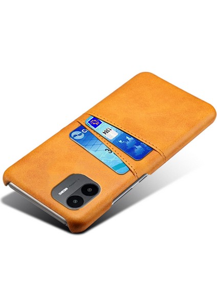 Xiaomi Redmi A1 4g/a2 4g Anti-Çizelge Anti-Slatch Telefon Kılıfı Pu Deri Deri Sabit Pc Koruma Koruyucu Telefon Kapağı Çift Kart Yuvası-Yörünge (Yurt Dışından)