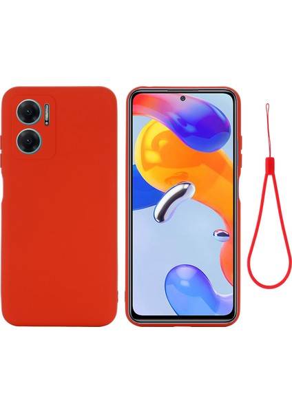 Xiaomi Için Redmi 10 5g/redmi 10 Prime+ 5g/redmi Not 11E 5g Sıvı Silikon Kılıf Yumuşak Mikrofiber Astar As Anti-Dirt Koruyucu Koruyucu Koruyucu Kabuk (Yurt Dışından)