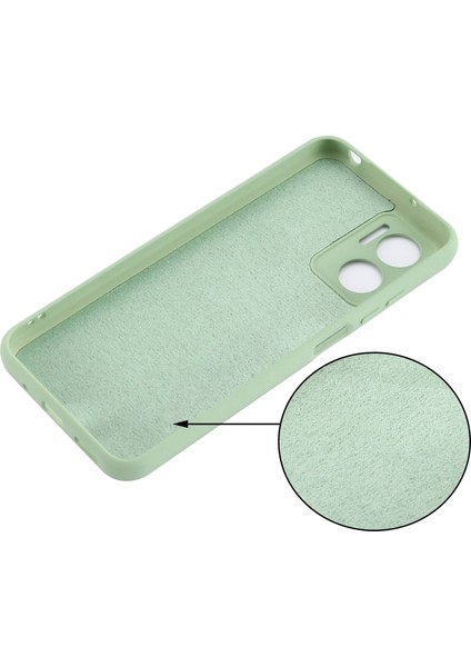 Xiaomi Için Redmi 10 5g/redmi 10 Prime+ 5g/redmi Not 11E 5g Sıvı Silikon Kılıf Yumuşak Mikrofiber Astar Strap-Yeşil ile Anti-Dizli Koruyucu Kabuk (Yurt Dışından) fırsatları