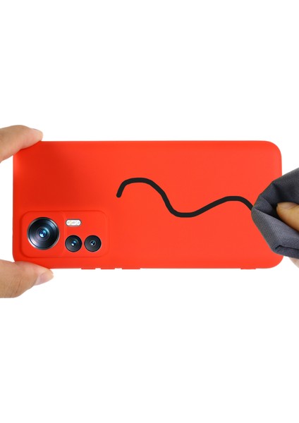 Xiaomi 12T 5g/redmi K50 Ultra 5g Sıvı Silikon Telefon Kılıfı Kayış Kırmızı (Yurt Dışından) fırsatları