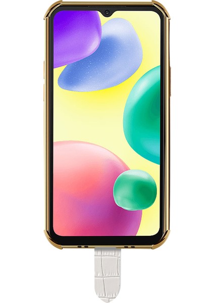 Xiaomi Için Redmi 10A Elektrapılaşma Timsah Doku Telefon Kılıf Anti-Çizelge Koruyucu Cep Telefonu Kapağı Hassas Kesim Pu Deri Kaplamalı Tpu Kabuğu El Kayışı Kickstand-Sarı (Yurt Dışından) modelleri