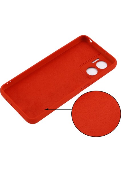 Xiaomi Redmi Için 11 Prime 5g Sıvı Silikon Yumuşak Astar Telefon Kılıf Kırmızılı Şok Geçirmez Telefon Kapağı (Yurt Dışından) fırsatları
