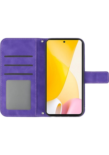 Xiaomi Için 12 Lite 5g HT04 Anti-Collision Pu Deri Ayçiçeği Baskalı Cüzdan Özelliği Stand Stand Stand Cilt Dokun (Yurt Dışından) indirimleri