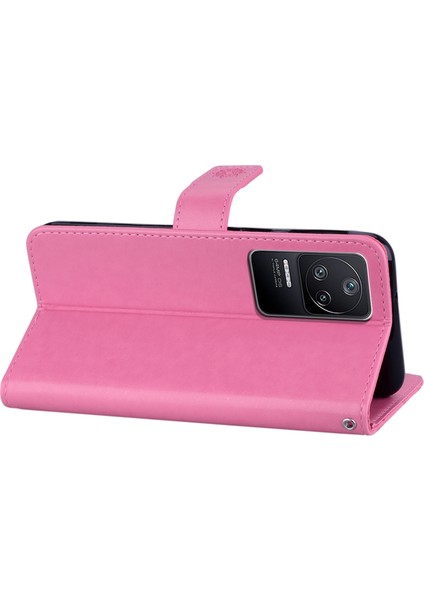 Xiaomi Için Poco F4 5g/redmi K40S 5g Baykuş Çiçek Deseni Baskılı Manyetik Toka Standı Pu Deri Telefon Cüzdan Kapak Çizgisi (Yurt Dışından) fırsatları