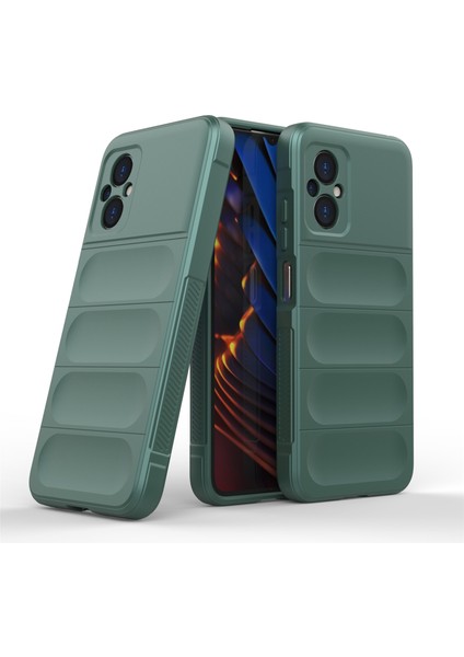 Xiaomi Poco M4 5g/poco M5 4g Çizgiye Karşı Çizelge Yumuşak Tpu Absorpsiyon Cep Telefonu Koruma Kapak Yeşili (Yurt Dışından) indirimleri