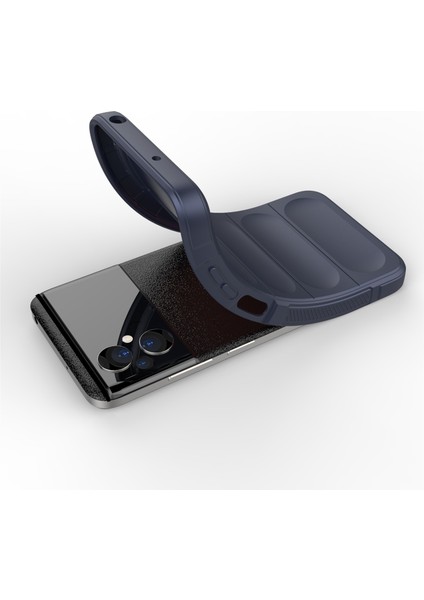 Xiaomi Için Poco M4 5g/poco M5 4g Çizgiye Dönüş Yumuşak Tpu Absorpsiyon Cep Telefonu Koruma Kapak-Dark Mavi (Yurt Dışından)