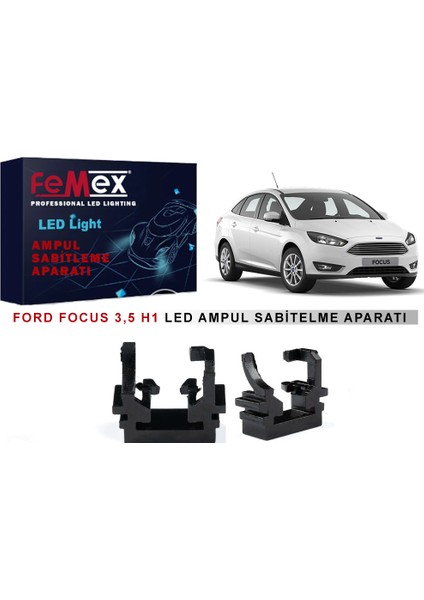 Ford Focus 3,5 Araçlar Için Uzun Far Tutucu LED Ampul Sabitleme Aparatı