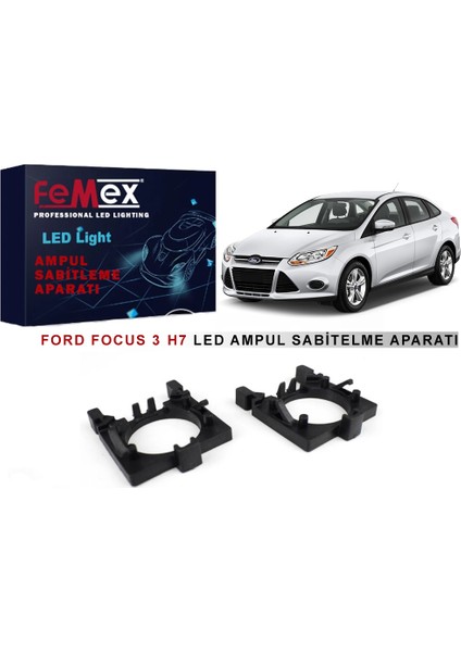 Ford Focus 3 Araçlar Için Kısa Far Tutucu LED Ampul Sabitleme Aparatı