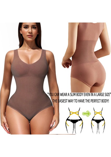 Shapewear, Kalça Kaldırma, Sıkı Oturan, Karın, Tek Parça, Artı Boyutu (Yurt Dışından)