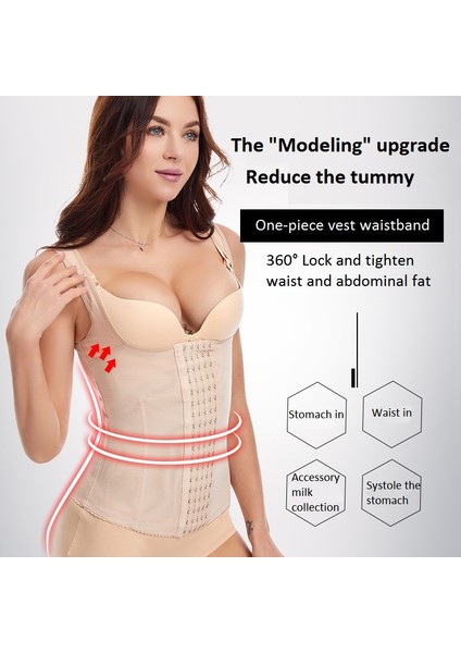 Artı Boyutu Shapewear Kadın Voleybol Takımı Toka Bel ve Karın (Yurt Dışından) modelleri