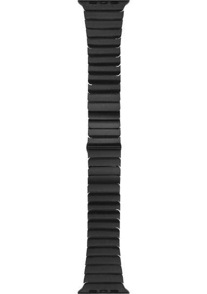 Casestreet Apple Watch 9 45MM Kordon Alüminyum Alaşım Çizgi Desenli KRD79 Siyah fiyatları