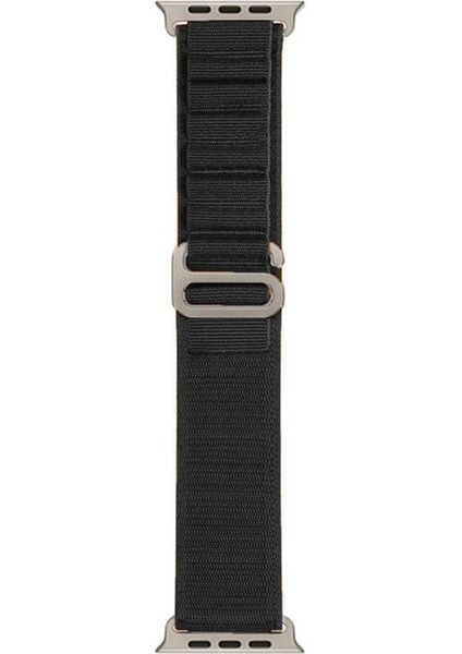 Apple Watch Se 2 2023 40MM Kordon Ayarlanabilir Kumaş HS06 Siyah