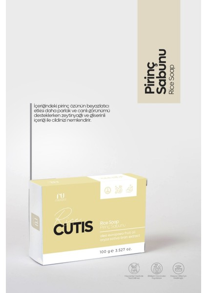 Dermcutıs Pirinç Sabunu Beyazlamaya Yardımcı