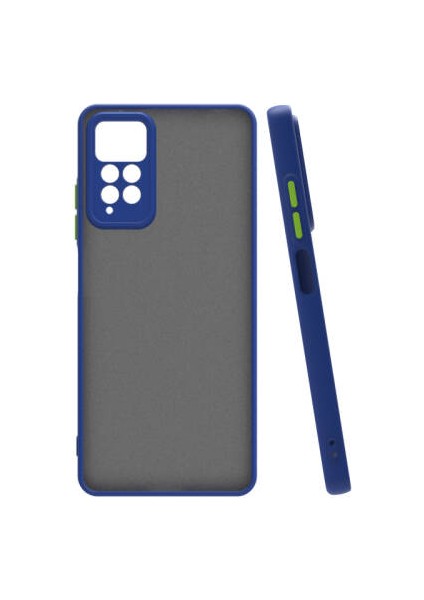 Xiaomi Redmi Note 12 Pro Plus 5g Kılıf Hux Kamera Korumalı Silikon Lacivert