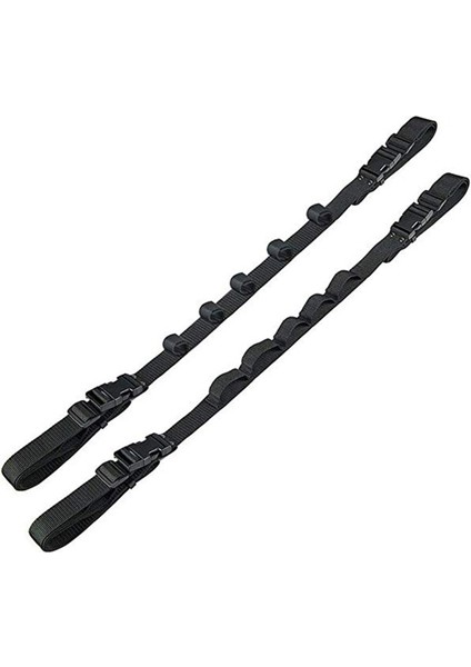 2 Paket Araba Olta Tutucu, 5 Çubuk Olta Depolama Rafı Ayarlanabilir Olta Tutucu Sapanlar Kamyon Suv, Vagonlar, Van Için Tokaları ile (Yurt Dışından)