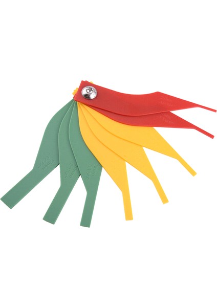 8'i 1 Arada Kalınlık Ölçer Ölçü Cetveli Aracı Otomotiv Fren Balatası Feeler Astarı (Yurt Dışından)