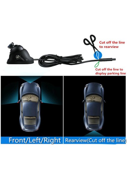 Araba Dikiz Kamera 12 V Hd Gece Görüş Yedekleme Kamera, Akıllı Sensör Kör Nokta Kamera IP67 Su Geçirmez Geri Vites Monitörü (Yurt Dışından) modelleri