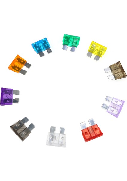 100 Adet Araba Sigortaları Çeşitler Kiti Bıçak Tipi Otomotiv Sigortaları Standart ve Mini Boyut 2/3/5/7.5/10/15/20/25/30/35A Araba/rv/kamyon/motosiklet/tekne Için Yedek Sigortalar (Yurt Dışından) fiyatları